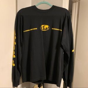 Shadow Hill black and yellow long sleeve shirt